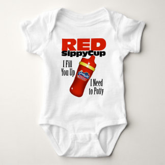 Röd Sippy kopp T Shirt