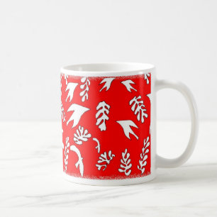 RÖD SJÖLANDSKAP KAFFEMUGG