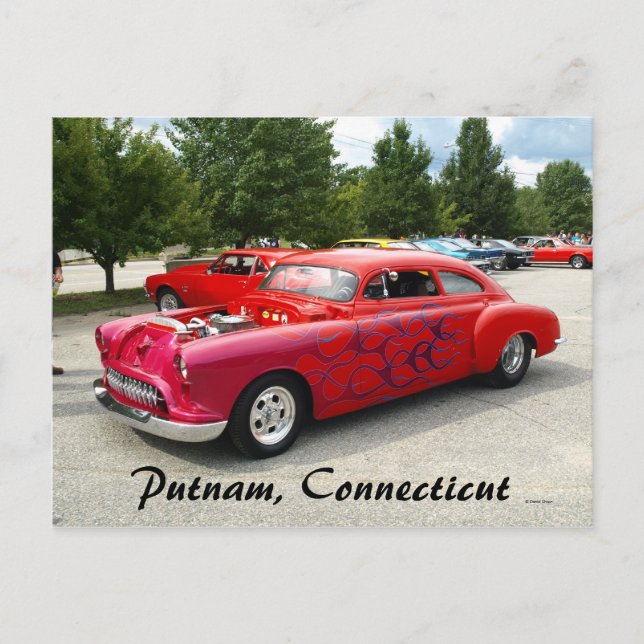 Röd skärning vykort (Framsida)