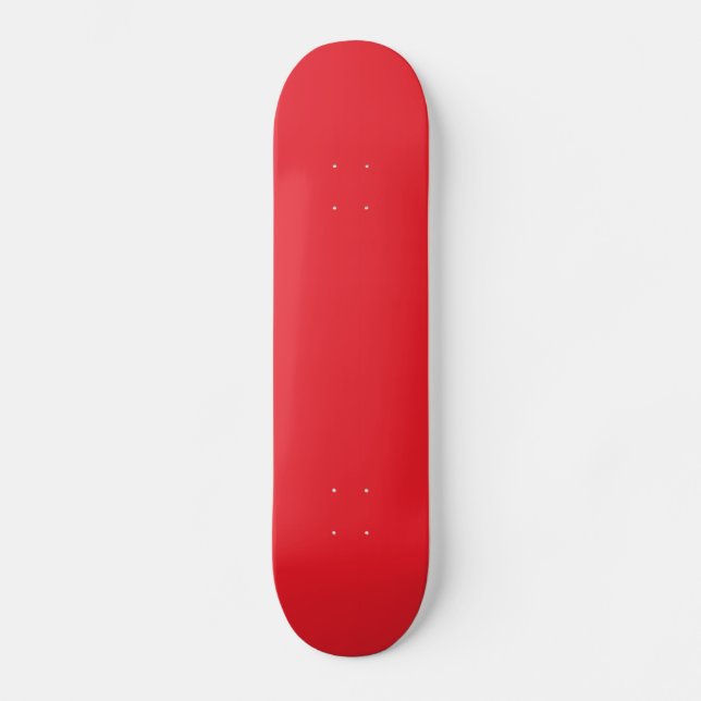 Röd Skateboard Bräda 21,5 Cm (Framsida)