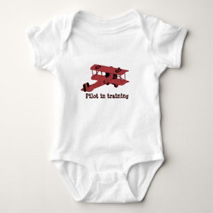 röd skjorta för leksakbiplanebebis tee shirt