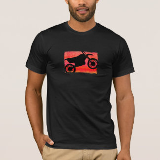 Röd skjorta för smutscykelSilhouette T Shirt