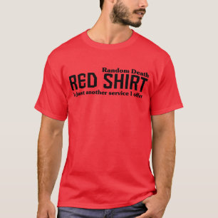 Röd skjorta (stil 2) tee shirt