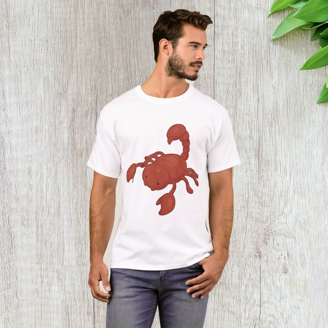 Röd Skorpion Illustration T Shirt (Skapare uppladdad)