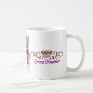 röd skräddarsy hattdrottningkopp - - som kaffemugg