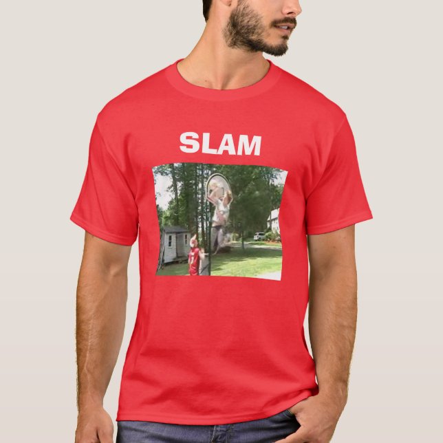 Röd SLAM Tee (Framsida)