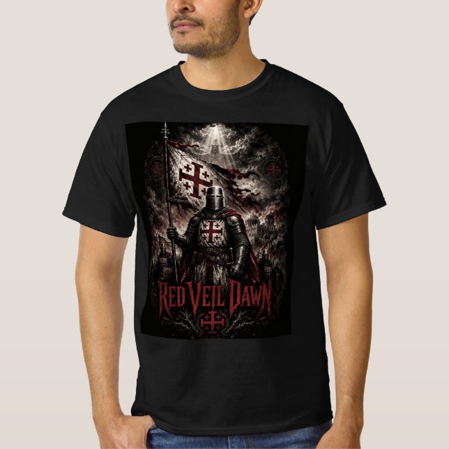 RÖD SLÖJA DÅMNING - Korsfarare T Shirt (Framsida)