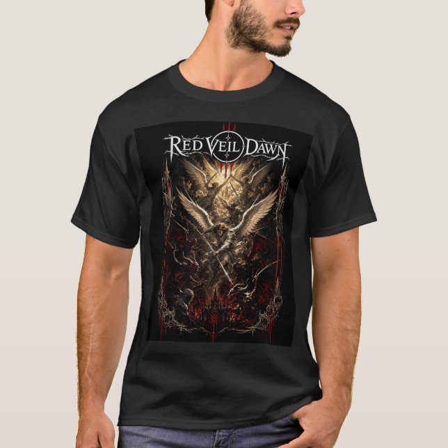 RÖD SLÖJA DÅN - Kamp mot ondskan T Shirt (Framsida)