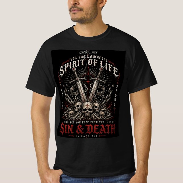 RÖD SLÖJA DÅN - Livsanda T Shirt (Framsida)