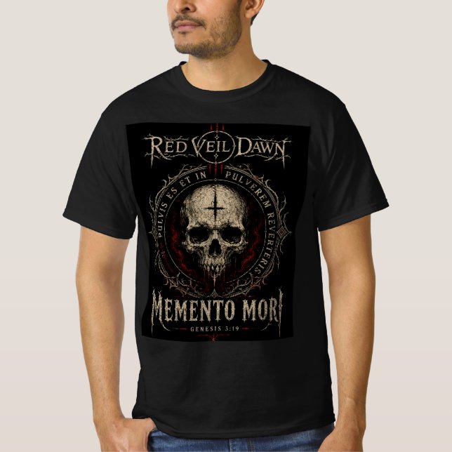 RÖD SLÖJA DÅN - Momento Mori T Shirt (Framsida)