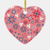 röd snöängel & blått