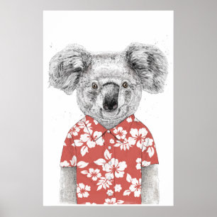 (Röd) sommarkoala, Poster