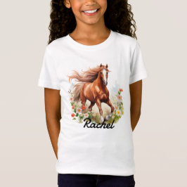 Röd Sorrel Vildhäst T Shirt