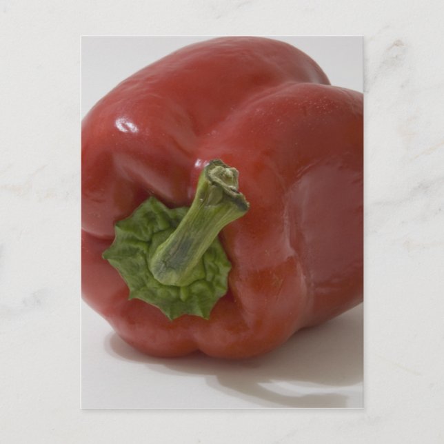 Röd spansk peppar vykort (Framsida)