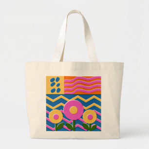 röd spindel-lily tote  botanisk konst väska  blomm