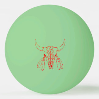 Röd spökdans Buffalo 1 stjärna glöd pingis boll