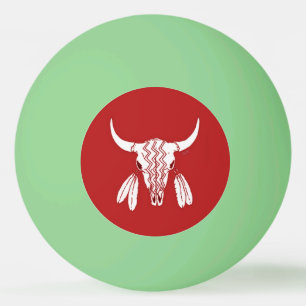 Röd spökdans Buffalo 1 stjärna glöd pingis boll