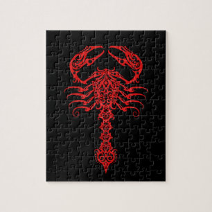 Röd stam- Scorpion Pussel