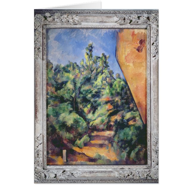 Röd sten, c.1895 hälsningskort (Framsidan)