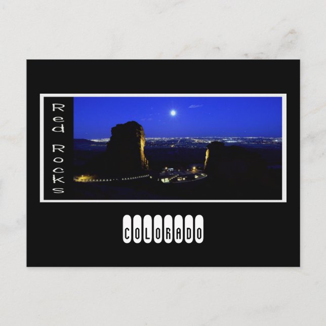 röd sten, COLORADO Vykort (Framsida)