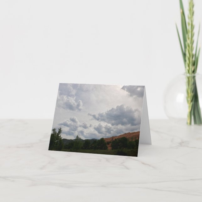 Röd sten kort (Framsida)