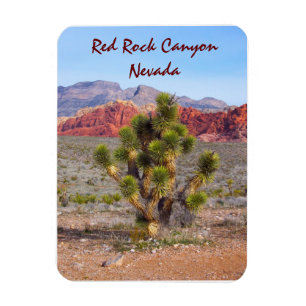 Röd stenkanjon nära Las Vegas, Nevada Magnet