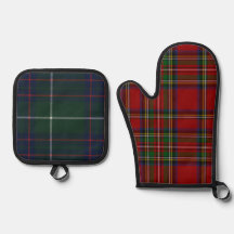 Röd Stewart-rutig tartan till jul