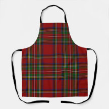 Röd Stewart-rutig tartan till jul