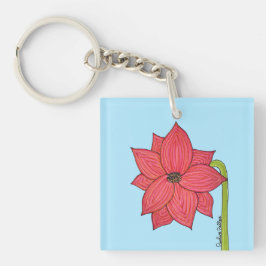 Röd Stjärna Blomma