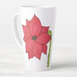 Röd stjärna blomma