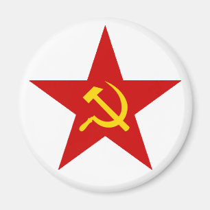 Röd stjärna magnet