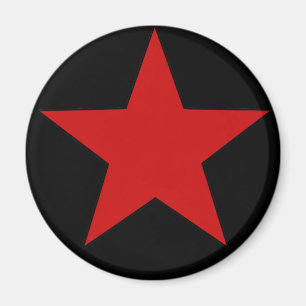 Röd stjärna magnet
