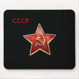 Röd stjärna Mousepad för CCCP Musmatta