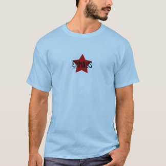 Röd stjärna på blåttSS-utslagsplatsen - T-shirt