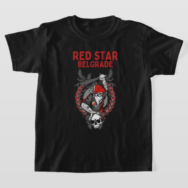 Röd Stjärna Röda Stjärnan  T Shirt (Laydown)