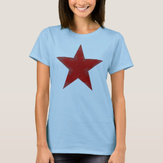 Röd stjärna t-shirt