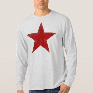 Röd stjärna t-shirt