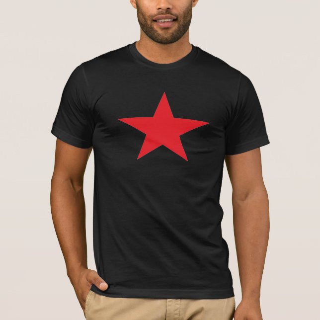 Röd stjärna t-shirt (Framsida)
