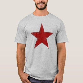 Röd stjärna t shirt