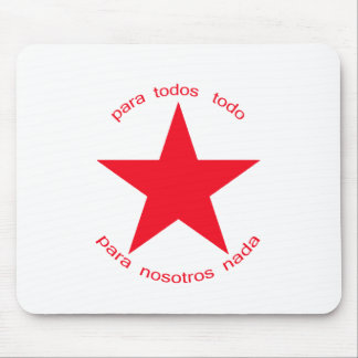 Röd stjärna Zapatista Musmatta