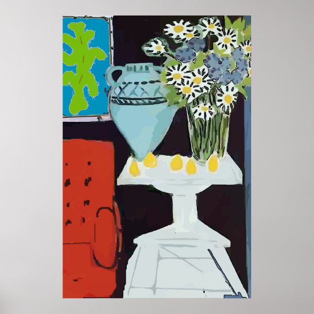 Röd stol, Matisse Stil Poster (Framsidan)