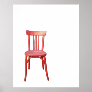 Röd stol Poster