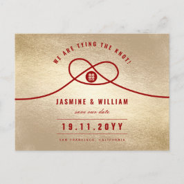 Röd strandskata Dubbel Lycka Kinesisk Spara Datum Meddelande Vykort