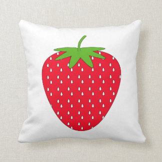 Röd Strawberry. Kudde