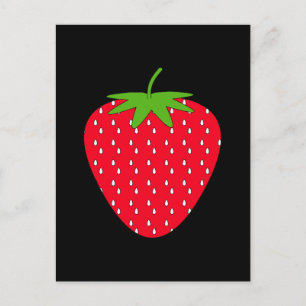 Röd Strawberry. Vykort