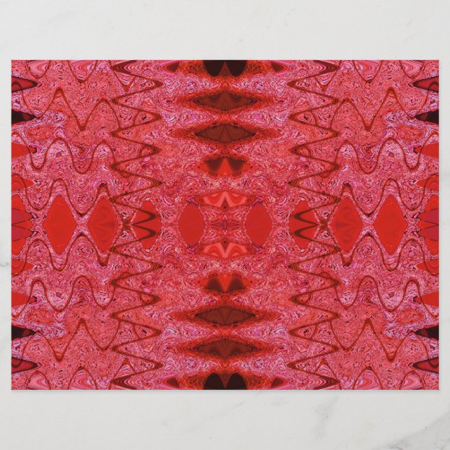 röd struktur-skräpbok (Framsida)