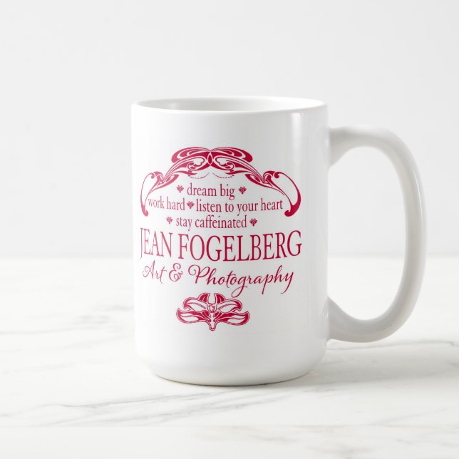 Röd studiomugg kaffemugg (Höger)