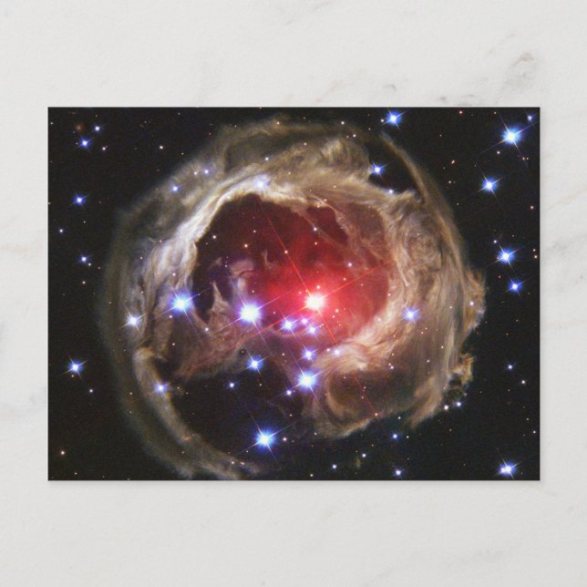 Röd superjättestjärna V838 Monocerotis Vykort (Framsida)