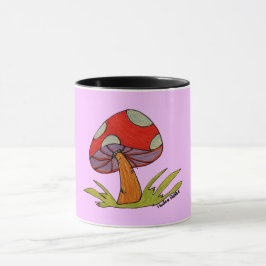 Röd Svamp Kaffe Mugg