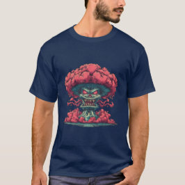 Röd Svampmoln Monster T-Shirt